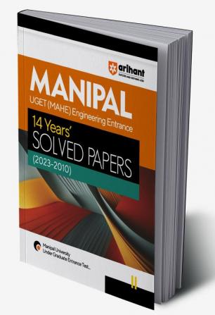 Arihant MAHE 14 Years Solved Papers 2023-2010 for Manipal UGET Engineering 2024