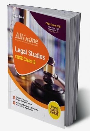 Arihant All In One Class 12th Legal Studies for CBSE Exam 2024