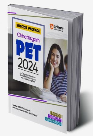 Arihant CGPET Chhattisgarh Pre Engineering Guide For 2024 Physics | Chemistry | Mathematics