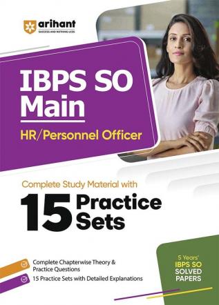 Arihant IBPS SO Main HR/Personal Officer Complete Study Material with 15 Practice Sets