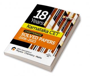 Arihant 18 Year's Solved Papers Chapterwise Karnataka CET Engineering Entrance 2006-2023