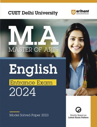 Arihant CUET Delhi University M.A (Master of Arts) English Entrance Exam Guide For 2024 Exams