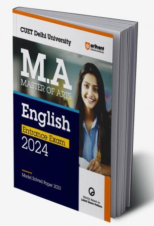 Arihant CUET Delhi University M.A (Master of Arts) English Entrance Exam Guide For 2024 Exams