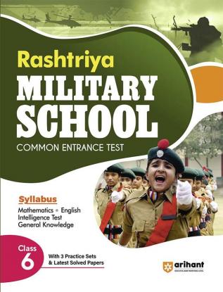 Arihant Rashtriya Military School Common Entrance Test for Class 6