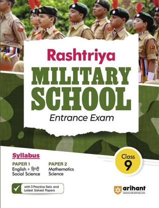 Arihant Rashtriya Military School Entrance Exam Book for Class 9