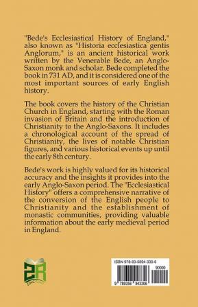 Bede’s Ecclesiastical History of England