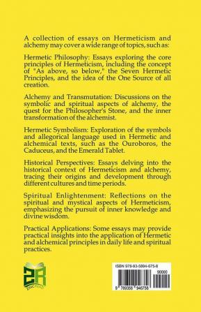 Hermetic and Alchemical Essays