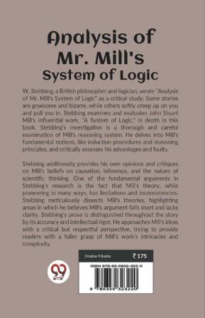 Analysis of Mr. Mill's System of Logic