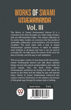 Works Of Swami Vivekananda |Vol.III