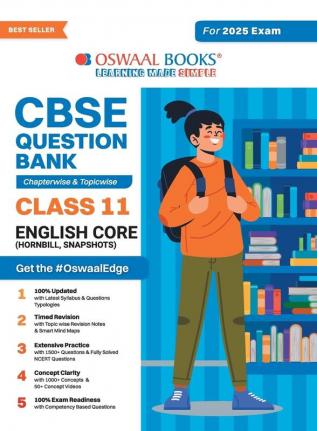 Oswaal CBSE Question Bank Class 11 English Core Chapterwise and Topicwise Solved Papers For 2025 Exams