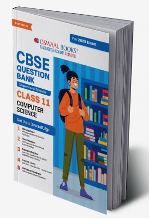 Oswaal CBSE Question Bank Class 11 Computer Science Chapterwise and Topicwise Solved Papers For 2025 Exams