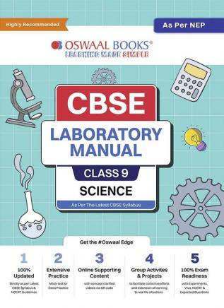 Oswaal CBSE Laboratory Manual Class 9 Science Book | As Per NEP | For Latest Exam