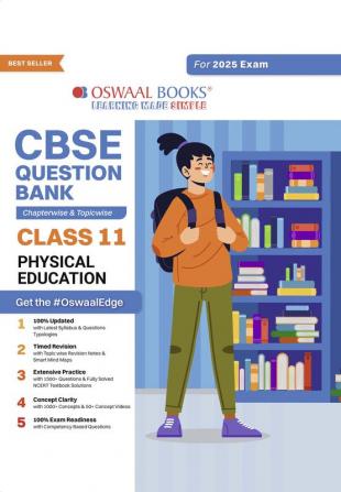 Oswaal CBSE Question Bank Class 11 Physical Education Hardcover Book Chapterwise and Topicwise Solved Papers For 2025 Exams