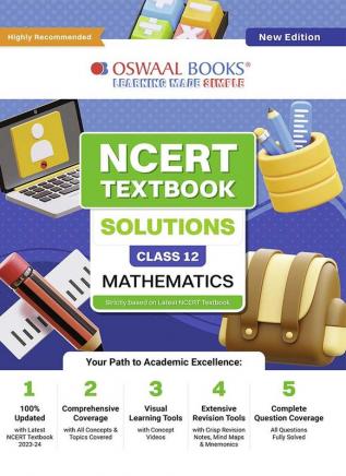 Oswaal NCERT Textbook Solution Class 12 Mathematics | For Latest Exam