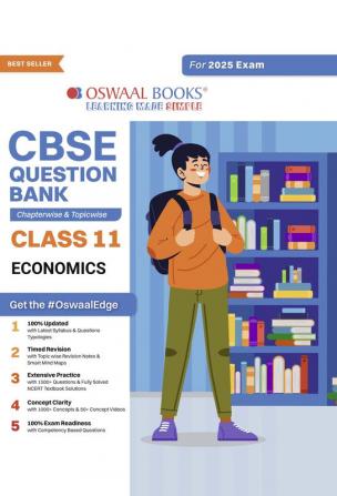 Oswaal CBSE Question Bank Class 11 Economics Hardcover Book Chapterwise and Topicwise Solved Papers For 2025 Exams