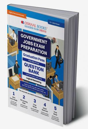 Oswaal Government Exams Question Bank Graduation Pass | Logical Reasoning | for 2024 Exam