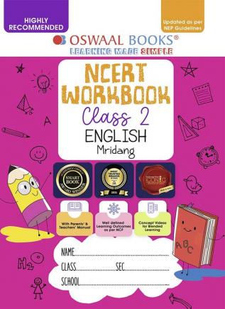 Oswaal NCERT Workbook Class 2 English Mridang (For Latest Exam)