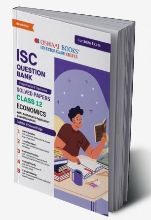 Oswaal ISC Question Bank Class 12 Economics | Chapterwise | Topicwise | Solved Papers | For 2025 Board Exams