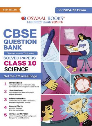 Oswaal CBSE Question Bank Class 10 Science Chapterwise and Topicwise Solved Papers For Board Exams 2025