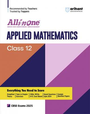 All in one CBSE Applied Mathematics 12th