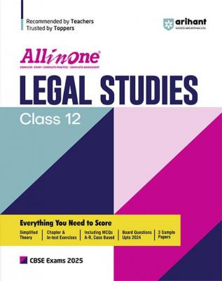 All in one CBSE Legal Studies 12th