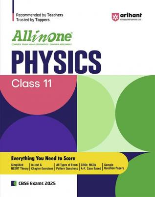 Arihant All In One Class 11th Physics for CBSE Exam 2024