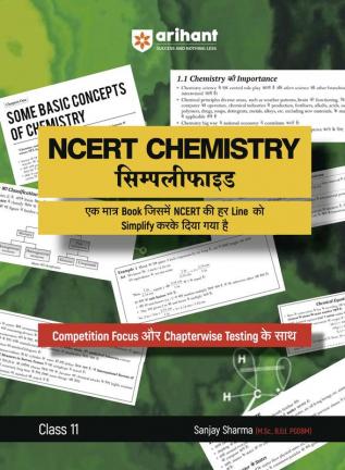 Arihant NCERT CHEMISTRY Simplified Class 11th