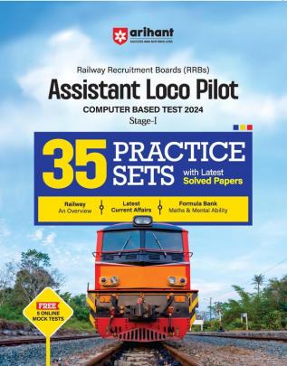 Arihant RRB Assistant Loco Pilot (ALP) 35 Practice Sets 2024 STAGE - 1 | Computer Based Test | Free 5 Online Mock Test | Latest Current Affairs