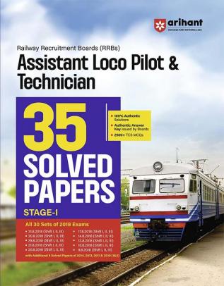 Arihant RRB Assistant Loco Pilot & Technicion (ALP) 35 Solved Paper 2024 Stage - 1 | 2500+ TCS MCQs