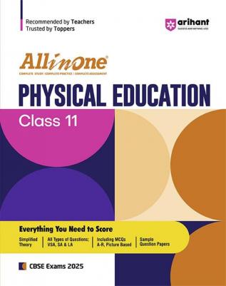 Arihant All In One Class 11th Physical Education for CBSE Exam 2024