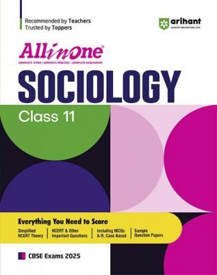 Arihant All In One Class 11th Sociology for CBSE Exam 2024