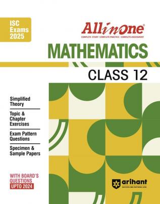 All in one ISC Mathematics 12th