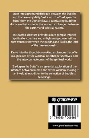 Sakkapannha Sutta (From Digha Nikaya): A Dialogue Between Buddha and Sakka (From Bodhi Path Press)