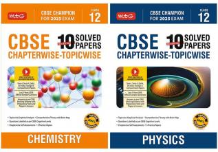 MTG CBSE 10 Years (2024-2015) Chapterwise Topicwise Solved Papers With Question Bank Class 12 Physics Chemistry (Set of 2 Books) - CBSE Champion For 2025 Exam | Video Solution of PYQs