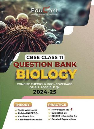 Educart CBSE Question Bank Class 11 Biology 2024-25 (For 2025 Board Exams)