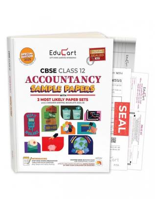 Educart CBSE Accountancy Class 12 Sample Paper 2024-25 (With exclusive CBSE Mock Booklets for 2025 Exam)