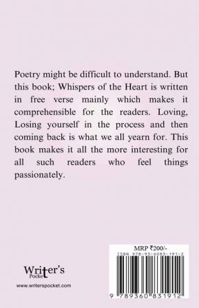 Poetry book Whispers of the Heart