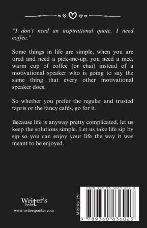 Poetry book Sips of Coffee