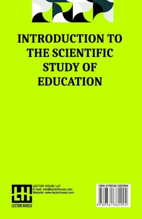 Introduction To The Scientific Study Of Education