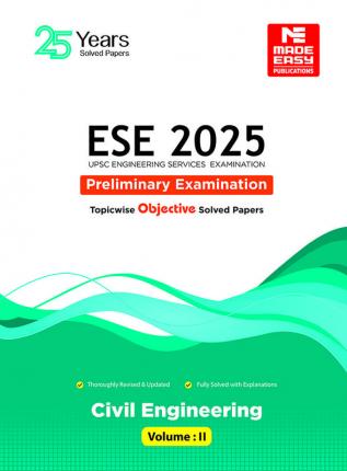 ESE 2025: Preliminary Exam: Civil Engineering Objective Solved Paper Vol-2