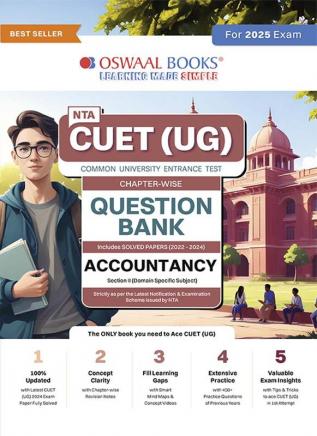 Oswaal NTA CUET (UG) Chapterwise Question Bank Accountancy (For 2025 Exam)