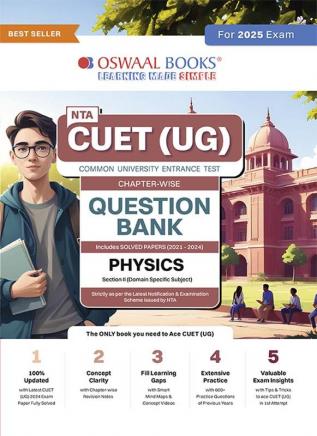 Oswaal NTA CUET (UG) Chapterwise Question Bank Physics (For 2025 Exam)