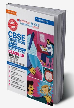 CBSE Question Bank Chapterwise & Topicwise SOLVED PAPERS Class 10 English Communicative | For Board Exams 2025