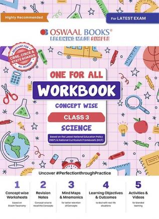 Oswaal One For All Workbook Concept Wise Class-3 Science (For Latest Exam)