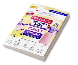 Oswaal One For All Question Bank NCERT & CBSE, Class-7 English (For 2024-25 Exam)