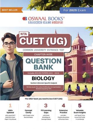 Oswaal NTA CUET (UG) Chapterwise Question Bank Biology (For 2025 Exam)