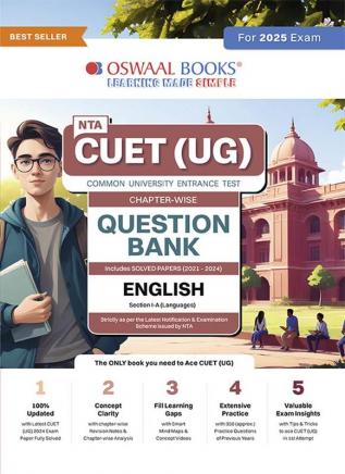 Oswaal NTA CUET (UG) Chapterwise Question Bank English (For 2025 Exam)