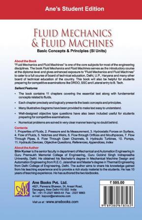 Fluid Mechanics And Fluid Machines Baisc Concepts & Principles (SI Units)