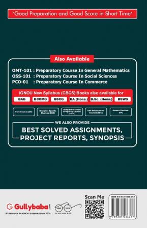 OMT-101 Preparatory Course in General Mathematics