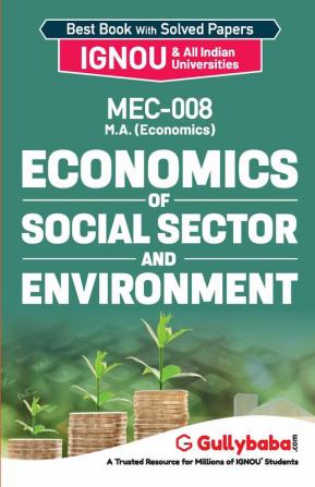 MEC-08 Economics of Social Sector and Environment